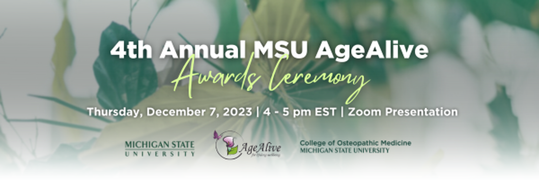 2023 AgeAlive Awards Ceremony banner